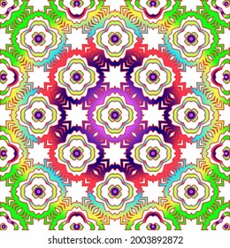 abstrakter Hintergrund mit bunten Mustern. Ornament für Wallpaper und Hintergründe.festliches Muster. 
