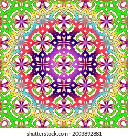 abstract background with colorful patterns. ornament for wallpapers and backgrounds.festive pattern. 
