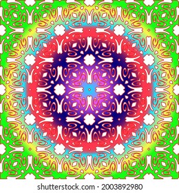abstract background with colorful patterns. ornament for wallpapers and backgrounds.festive pattern. 
