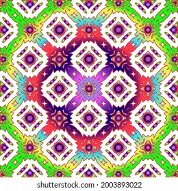 abstract background with colorful patterns. ornament for wallpapers and backgrounds.festive pattern. 
