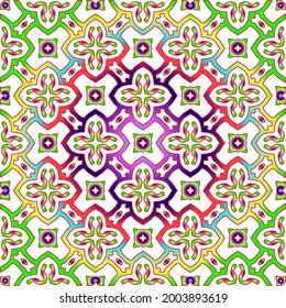 abstract background with colorful patterns. ornament for wallpapers and backgrounds.festive pattern. 