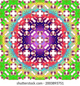 fondo abstracto con patrones coloridos. ornamento para fondos de escritorio.patrón festivo. 