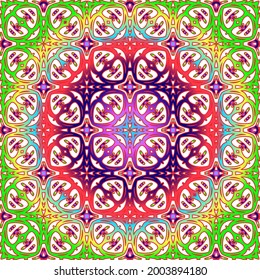 abstract background with colorful patterns. ornament for wallpapers and backgrounds.festive pattern. 
