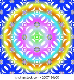 abstract background with colorful patterns. ornament for wallpapers and backgrounds.festive pattern. 