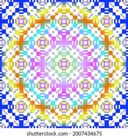 abstract background with colorful patterns. ornament for wallpapers and backgrounds.festive pattern. 