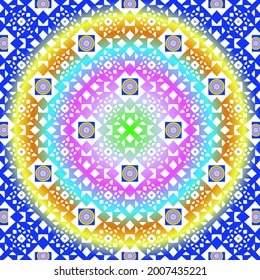 abstract background with colorful patterns. ornament for wallpapers and backgrounds.festive pattern. 