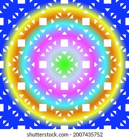 abstrakter Hintergrund mit bunten Mustern. Ornament für Wallpaper und Hintergründe.festliches Muster. 
