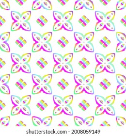 abstrakter Hintergrund mit bunten Mustern. Ornament für Wallpaper und Hintergründe.festliches Muster. 
