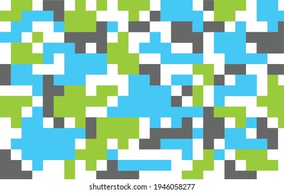 Fondo abstracto con un patrón pixelado colorido