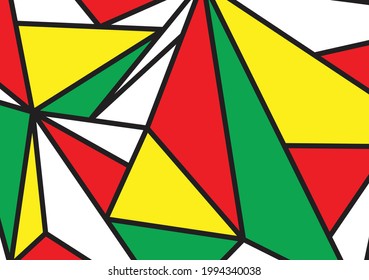 Abstract background with colorful polygonal pattern