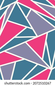 Fondo abstracto con un patrón poligonal colorido