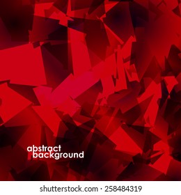 Abstract background, colorful polygonal shapes. Vector illustration