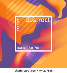 Abstract background, colorful poster design template