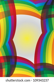 Abstract background. Colorful Rainbow style vector illustration layout