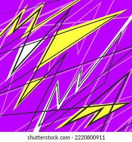 Abstract background with colorful random triangle pattern and irregular line