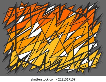 Abstract background with colorful random triangle pattern and irregular line
