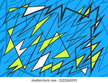 Abstract background with colorful random triangle pattern and irregular line