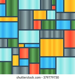 Abstract background with colorful rectangles