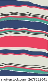 fundo abstrato com listras retrô coloridas. Azul verde branco