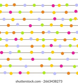 abstract background of colorful round balls