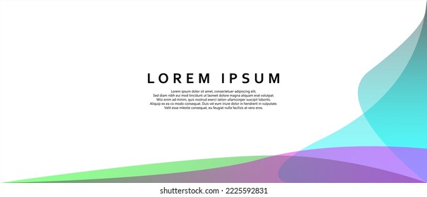Abstract background with colorful shape. Vector illustration