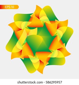 Abstract background. Colorful abstract shapes