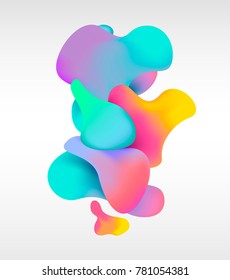  Abstract background. Colorful shapes. 