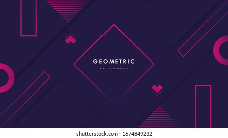 Abstract background with colorful shapes Vector