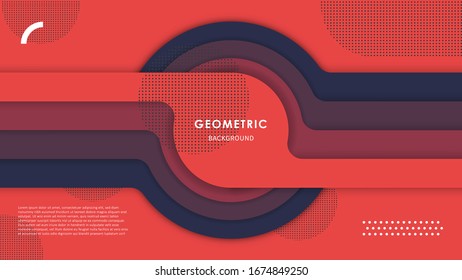 Abstract background with colorful shapes Vector