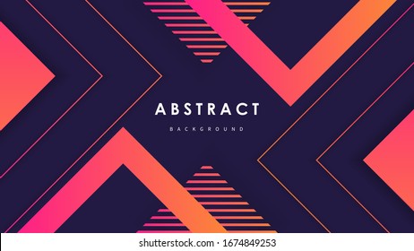 Abstract background with colorful shapes Vector