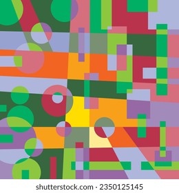 Abstract background, colorful shapes, background vector stock.