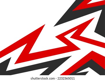 Abstract background with colorful sharp and arrow pattern