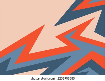 Abstract background with colorful sharp and arrow pattern