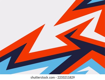 Abstract background with colorful sharp and arrow pattern