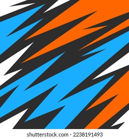 Abstract background with colorful sharp and arrow pattern