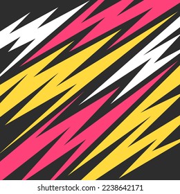 Abstract background with colorful sharp and arrow pattern