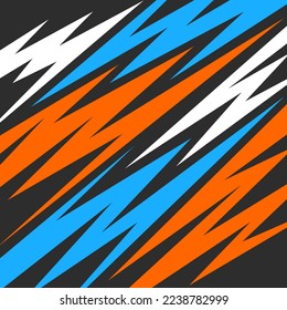 Abstract background with colorful sharp and arrow pattern