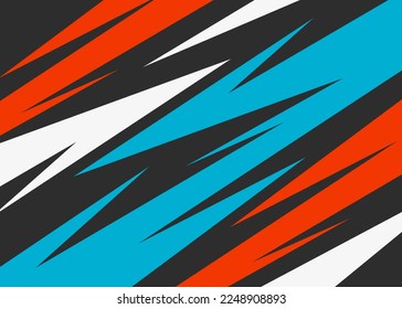 Abstract background with colorful sharp arrow pattern