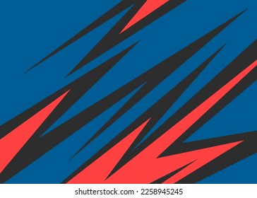 Abstract background with colorful sharp and arrow pattern. Abstract racing background