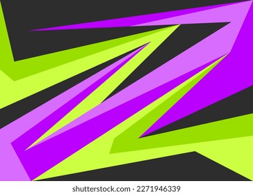 Abstract background with colorful sharp and arrow pattern. Abstract geometric wallpaper
