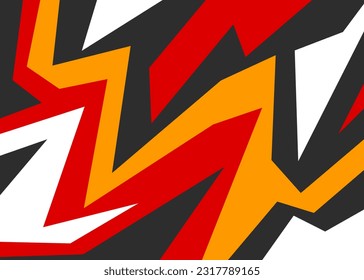 Abstract background with colorful sharp and geometric line pattern