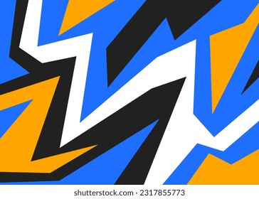 Fondo abstracto con patrón de línea nítida y geométrica de color