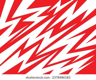 Abstract background with colorful sharp and spikes pattern. Abstract racing ornament