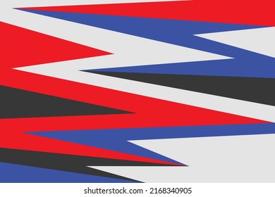 Abstract background with colorful sharp and zigzag pattern