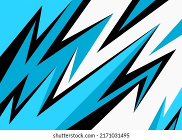 Abstract background with colorful sharp, zigzag and arrow pattern