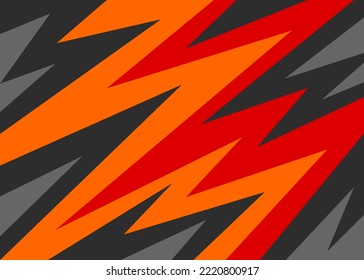 Abstract background with colorful sharp and zigzag pattern. Abstract geometric wallpaper