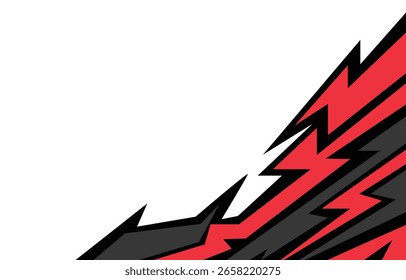 Fondo Abstractas con el patrón agudo y en zigzag colorido y con un poco de espacio de copia