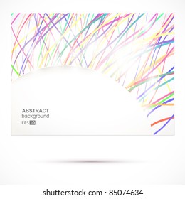 Abstract background. Colorful shine lines