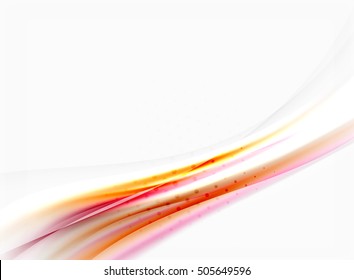 Abstract background, colorful shiny blurred lines with light effects