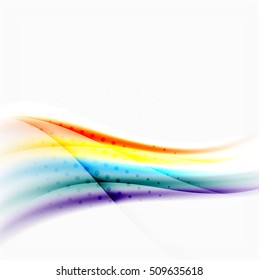 Abstract background, colorful shiny blurred lines with light effects